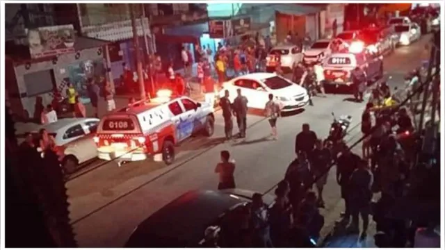 Imagem ilustrativa da notícia Imagens fortes! Atentado contra PM e militar da Aeronáutica deixa um morto em Belém