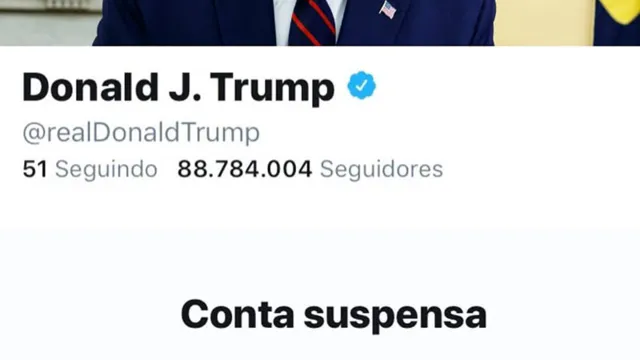 Imagem ilustrativa da notícia Twitter
suspende conta de Donald Trump permanentemente