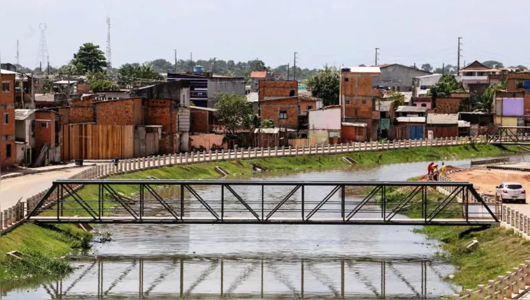 Imagem ilustrativa da notícia Governo
do Pará entrega trechos do Projeto de Macrodrenagem do Canal do Tucunduba