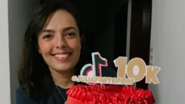 Imagem ilustrativa da notícia Professora paraense comemora 10 mil seguidores no Tiktok