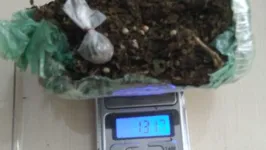 Parte da droga encontrada com o "Rei de Maconha"