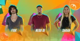 Imagem ilustrativa da notícia Sarah, Nego Di e Fiuk se enfrentam em paredão triplo no BBB 