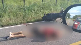 Motociclista estava sem capacete e segundo testemunhas em alta velocidade