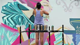 Primeiro mural será pintado por Drika Chagas, idealizadora do projeto Telavista.
