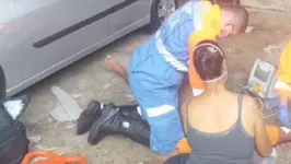 Equipe médica tentou por 40 minutos reanimar a vítima