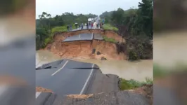 Imagem ilustrativa da notícia Cinco rodovias federais ficam com trechos intrafegáveis após fortes chuvas no Pará 