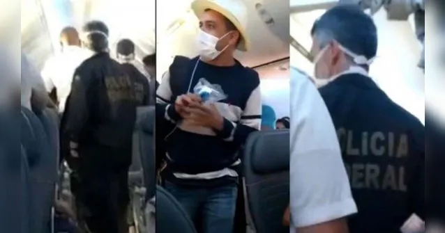 Imagem ilustrativa da notícia Avião dá meia volta após passageiro se recusar a usar máscara