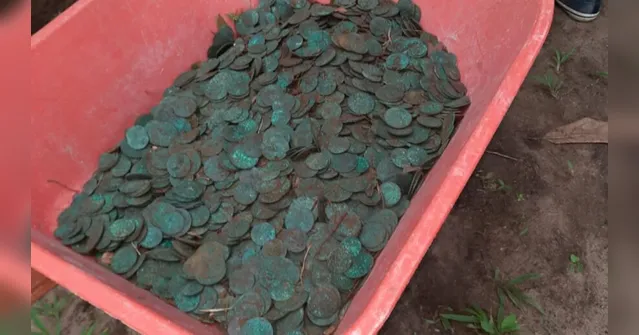 Imagem ilustrativa da notícia Moradora de local onde tesouro foi achado precisa mudar de cidade após repercussão do caso
