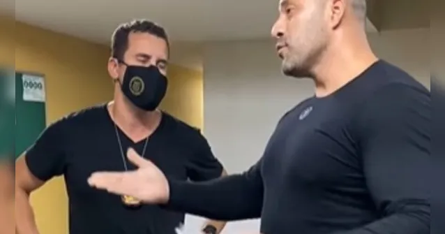 Imagem ilustrativa da notícia Deputado preso se recusa a usar máscara, desacata agente e pode ser expulso do PSL