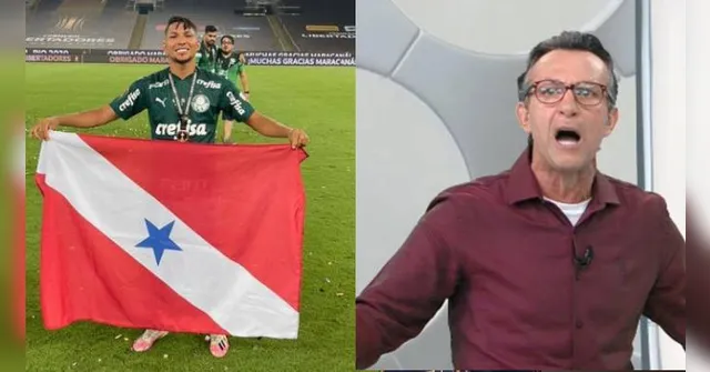 Imagem ilustrativa da notícia Neto detona Rony do Palmeiras: "Jogadorzinho comum. Esse babaca, esse otário, é campeão da Libertadores"