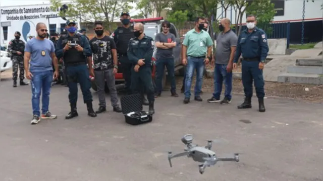 Imagem ilustrativa da notícia Polícias Civil e Militar usarão drones no combate ao crime no Pará
