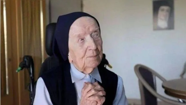 Imagem ilustrativa da notícia Segunda mulher mais velha do mundo se recupera da Covid e comemora seu 117º aniversário