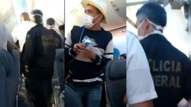 Imagem ilustrativa da notícia Avião dá meia volta após passageiro se recusar a usar máscara