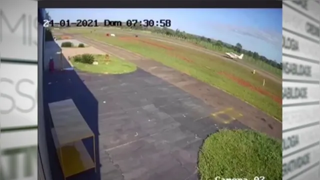 Imagem ilustrativa da notícia Vídeo mostra momento da queda do avião com time do Palmas no domingo