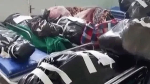 Imagem ilustrativa da notícia Imagens fortes: vídeo mostra corpos de vítimas da Covid-19 acumulados em hospital
