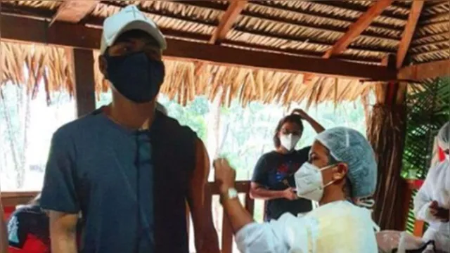 Imagem ilustrativa da notícia Jogadores indígenas paraenses tomam vacina contra a covid-19