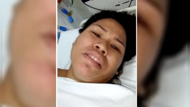 Imagem ilustrativa da notícia Sobrevivente grava vídeo em hospital para tranquilizar família