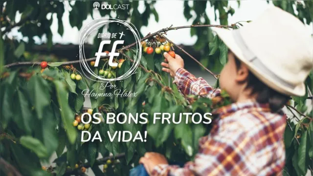 Imagem ilustrativa da notícia Diário de Fé: Aprenda como colher bons frutos na vida ouvindo o Dolcast da semana
