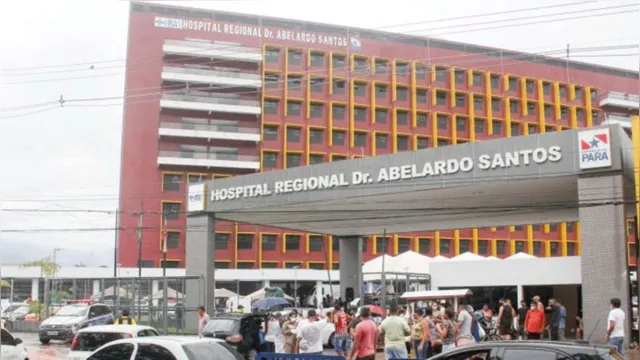 Imagem ilustrativa da notícia Forte chuva rompe tubulação do Hospital Abelardo Santos