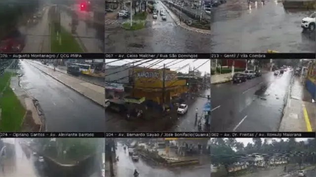 Imagem ilustrativa da notícia Manhã de chuva: acompanhe o trânsito em Belém nesta quinta-feira (18)