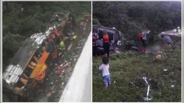 Imagem ilustrativa da notícia Acidente com ônibus de Belém que ia para Santa Catarina deixa 19 mortos e 33 feridos