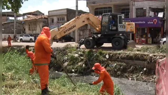 Imagem ilustrativa da notícia Bairro de Belém tem mega operação de limpeza visando menos enchente no 'inverno amazônico'