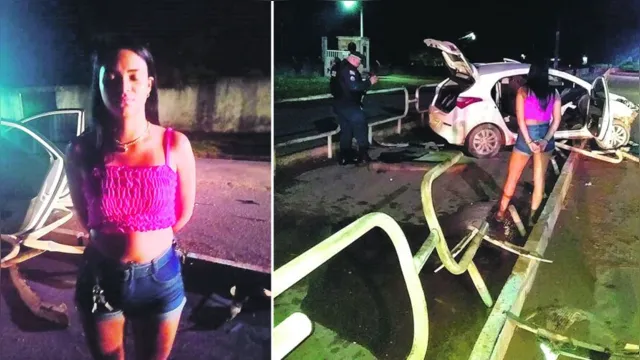 Imagem ilustrativa da notícia Mulher é detida em posse de arma após acidente de carro no
Moju 