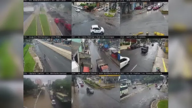 Imagem ilustrativa da notícia Acompanhe ao vivo o trânsito em Belém na manhã chuvosa desta quarta-feira (20)