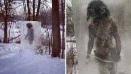 Imagem ilustrativa da notícia 'Homem das cavernas' é encontrado preso em bloco de gelo, veja!