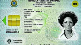 O governo prorrogou para 1º de março de 2022 a obrigatoriedade na adoção do novo modelo de carteira de identidade