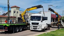 Carroceria se desligou da boleia do veículo