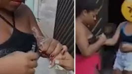 A mulher foi até a casa da cliente para cobrar pelo serviço. 