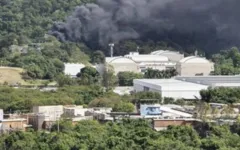 Fumaça é vista nos Estúdios Globo