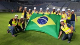 Empresa que fará os gramados da Curuzu é responsável por cinco dos oito gramados na Copa do Catar