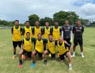 Jogadores do Remo após treino no CT do Retrô, em Recife-PE.