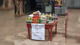 Imagem ilustrativa da notícia Bom exemplo! Comerciantes doam alimentos no Pará