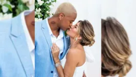 "Que Deus abençoe nossa união! Te amo, @loreimprota", escreveu o noivo
