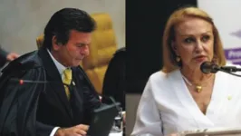 Ministro do STF Luiz Fux (à esquerda) enalteceu iniciativa da deputada Elcione Barbalho (à direita)