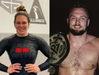 Gabi Garcia e seu adversário Craig Jones | 
