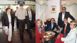 De um lado o assassino, do outro, João Sabóia, ao lado do irmão Carlos Sabóia, também já falecido.