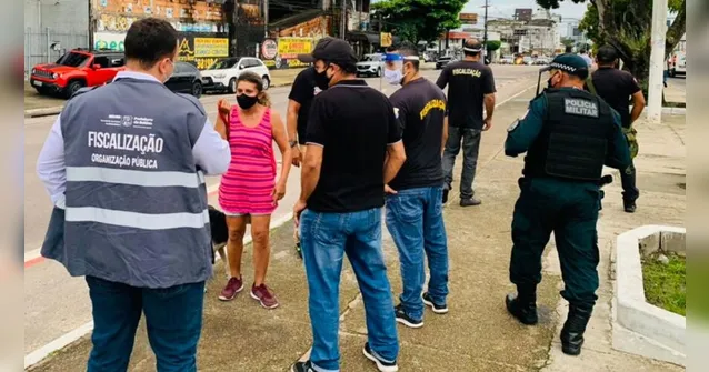 Imagem ilustrativa da notícia Estabelecimentos não essenciais e pessoas nas ruas serão multadas a partir desta sexta em Belém