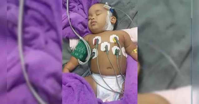Imagem ilustrativa da notícia Mãe pede ajuda para tratamento de câncer de filha de 1 ano e 4 meses