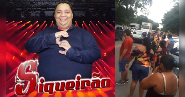 Imagem ilustrativa da notícia Enterro do DJ Siqueirão tem transmissão de live e 'marcantes' em frente ao cemitério de Belém. Veja o vídeo! 