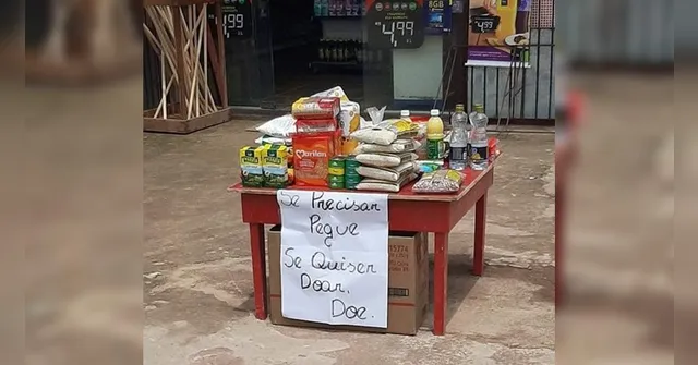 Imagem ilustrativa da notícia Bom exemplo! Comerciantes doam alimentos no Pará