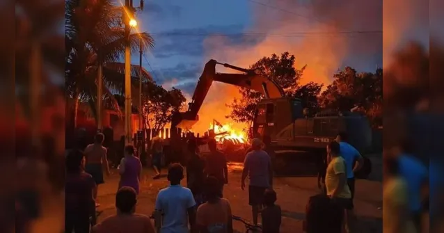 Imagem ilustrativa da notícia Cadeirante morre carbonizado após incêndio em casa no Pará