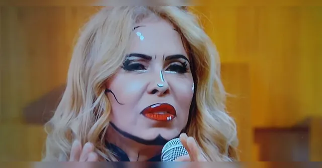 Imagem ilustrativa da notícia Joelma chama atenção com visual diferente no "Encontro"