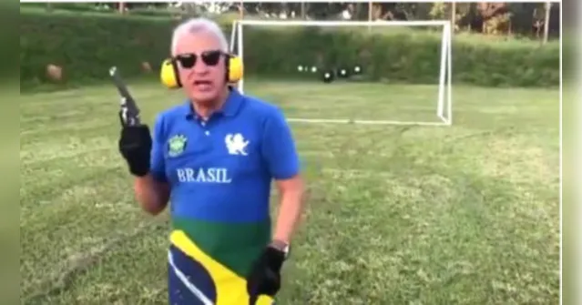 Imagem ilustrativa da notícia Armado, empresário ameaça Lula com arma de fogo; veja o vídeo