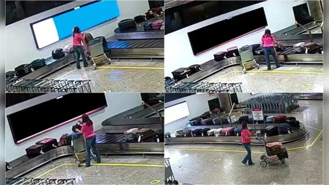 Imagem ilustrativa da notícia Mulher é presa enquanto roubava bagagens em aeroporto