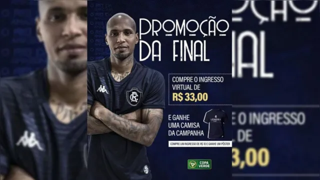 Imagem ilustrativa da notícia Remo começa a vender ingressos para final da Copa Verde e tira sarro com o rival; saiba o porquê!