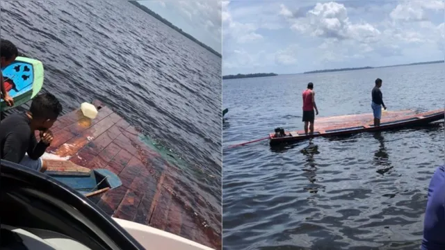 Imagem ilustrativa da notícia Barco naufraga com ventos fortes e dois desaparecem no Pará